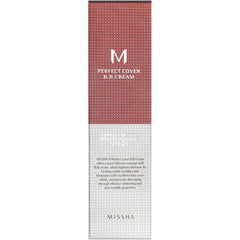 MISSHA Perfect Cover BB Cream No 21 Light Beige, 1.69 Oz
