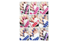 Monalisa Nail Polish Appliqués Full Nail Art Designs Sticker (10 sets)