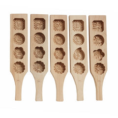 Environmental Wooden Muffin And Mooncake Handmade Soap Molds