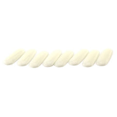 120 X Natural Color Flat Practice False Nail Art Tips Display Board (2 Packs)