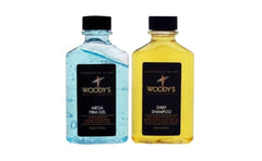 Woody's Power Duo Set (2.5oz Daily Shampoo/2.5oz Mega Firm Gel)