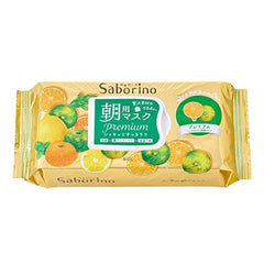 BCL Saborino Premium Morning Care 3 in 1 Facial Mask (Mandarin Orange)