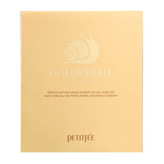 Gold & Snail Hydrogel Beauty Mask Pack, 5 Sheets, 30 g Each, Petitfee