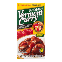 House Foods Vermont Curry M-Hot, 4 Oz