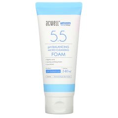 Acwell No 5.5, pH Balancing Micro Cleansing Foam, 140 ml