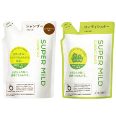 Shiseido Super Mild Hair Shampoo and Conditioner Refill Set (400ml each)