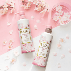 LUX Super Rich Shine Sakura Shampoo 400g and Conditioner 400g Set