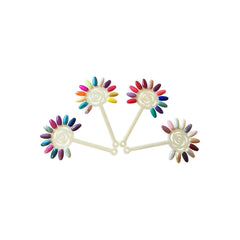 Nail Art Display Sticks Fan 120 nails (10 sticks), Practice Hand Tips