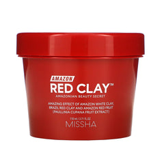 Amazon Red Clay, Pore Beauty Mask, 3.71 fl oz (110 ml), Missha