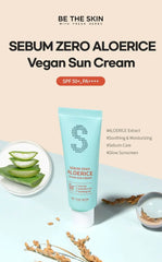 Be The Skin Vegan Sun Cream Sebum Zero Aloerice SPF 50+ PA++++ 1.69 fl oz / 50 ml