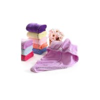 Hair Towel Wrap Turban, Fast Dry Microfiber Twist for Wet Hair (2 pks) (Random color)