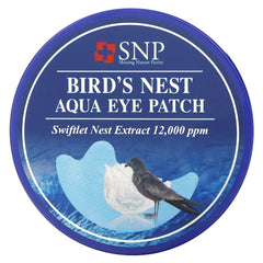 Bird's Nest Aqua Eye Patch, 60 Patches, 0.04 oz (1.25 g) Each, SNP