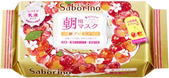 Saborino Morning Premium Milky Face Mask (Cherry) Yamagata Ver.