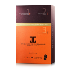 Jayjun 新品真我水光亮白黑面膜 10片