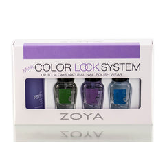 Zoya Natural Nail Polish Mini Color Lock System (Includes Nail Polish Remover)