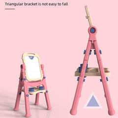 4 in 1 Magnetic Board, Chalkboard, Painting Easel, and Drawing White Board for Kids Toddler