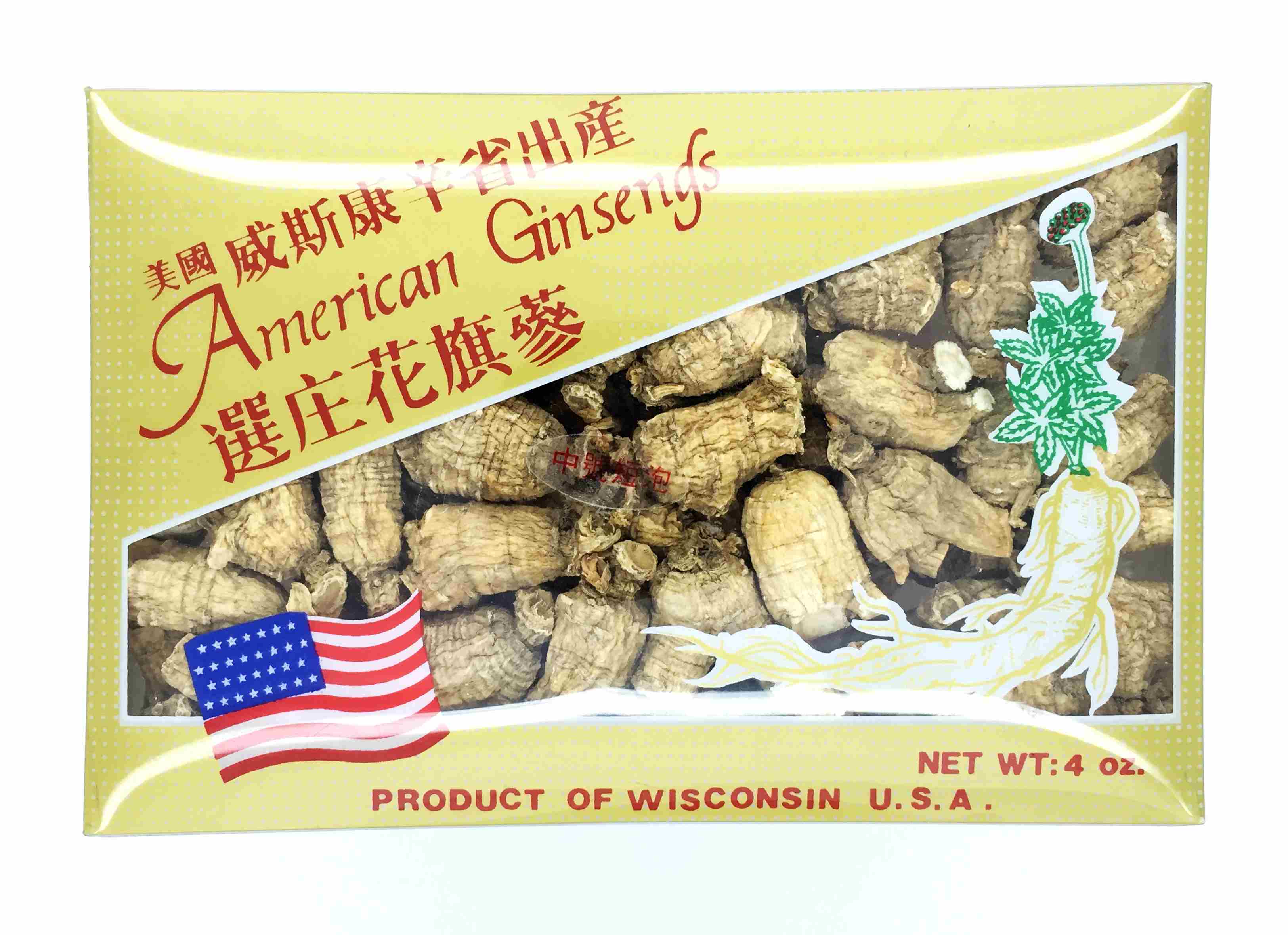 Short American Ginseng Medium 4oz