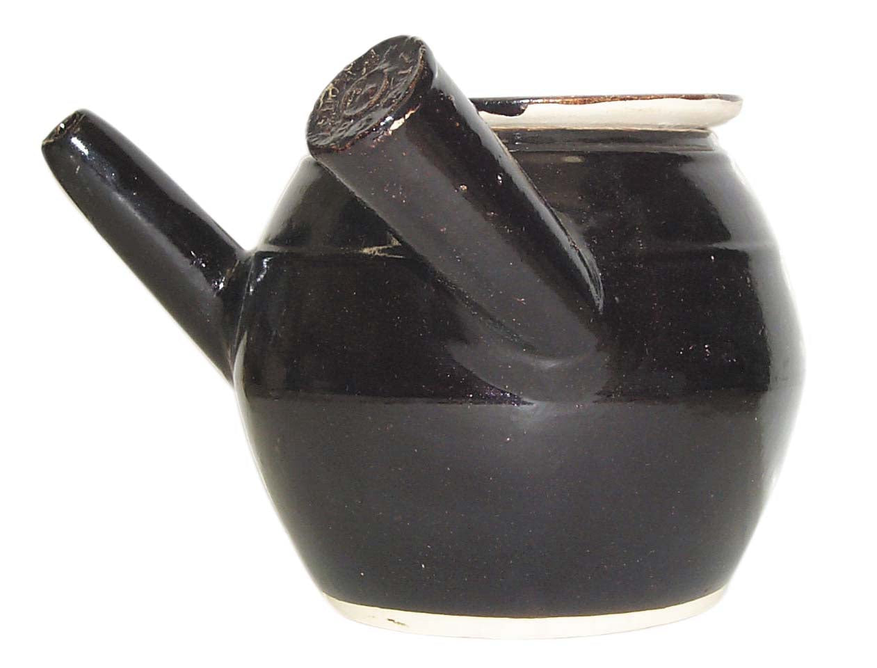 Clay Herb Pot (Black)