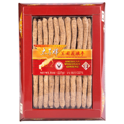 Prince of Peace Wisconsin American Ginseng Small Long Roots, 8 oz