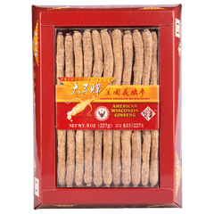 Prince of Peace Wisconsin American Ginseng Small Long Roots, 8 oz