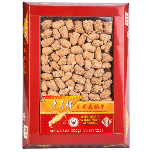 Prince of Peace Wisconsin American Ginseng Small Round Roots, 8 oz