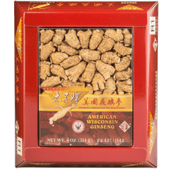 Prince of Peace Wisconsin American Ginseng Small Round Roots, 4 oz