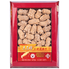 Prince of Peace Wisconsin American Ginseng Large Round Roots, 8 oz