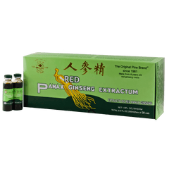 Pine Brand Red Panax Ginseng Extract with Acohol, 30x10cc