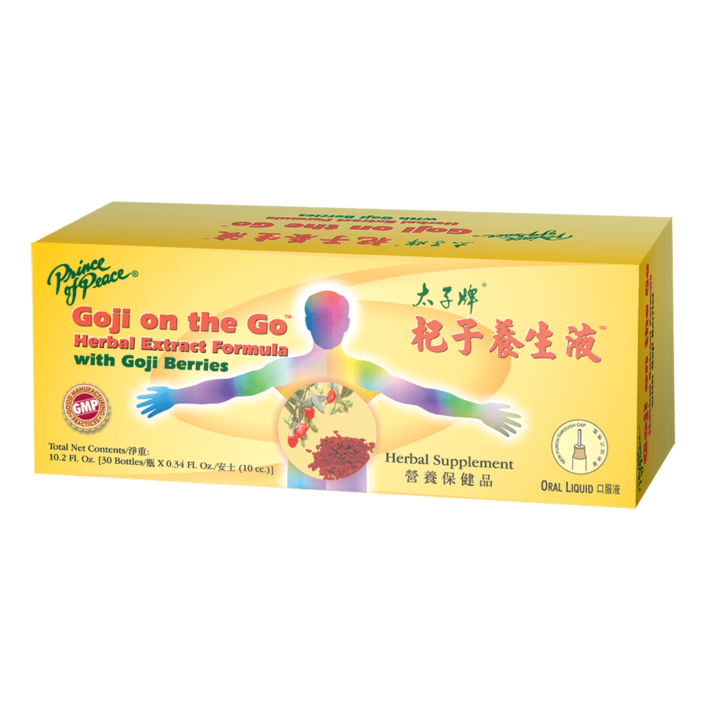Prince of Peace Goji On The Go Herbal Extract, 30x10cc
