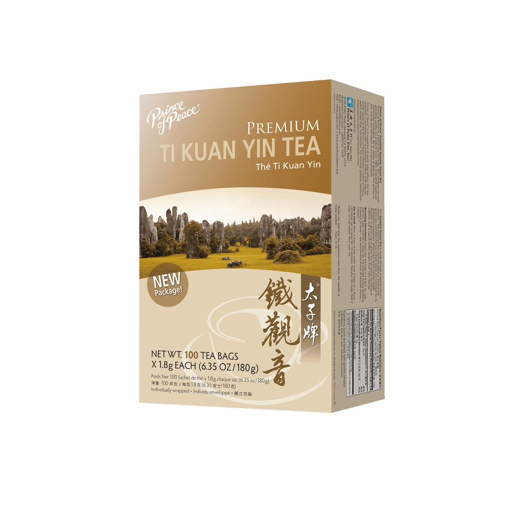Prince of Peace Premium Ti Kuan Yin Tea, 100 Tea Bags