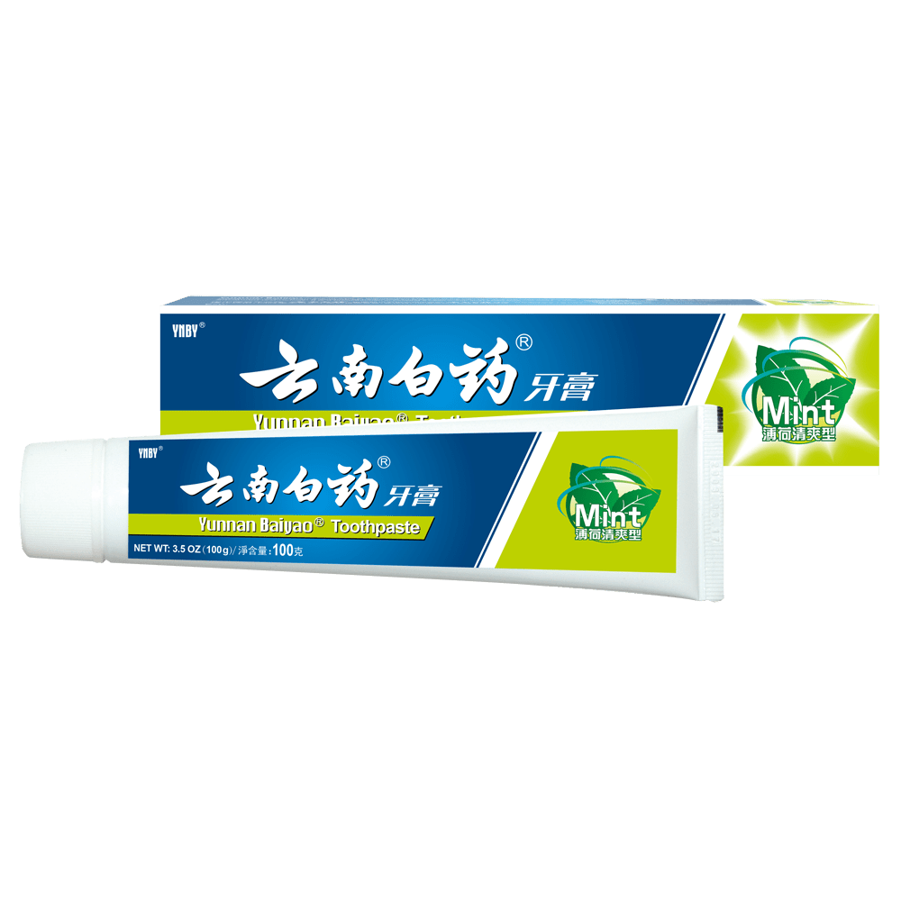 Yunnan Baiyao Mint Toothpaste, 100g