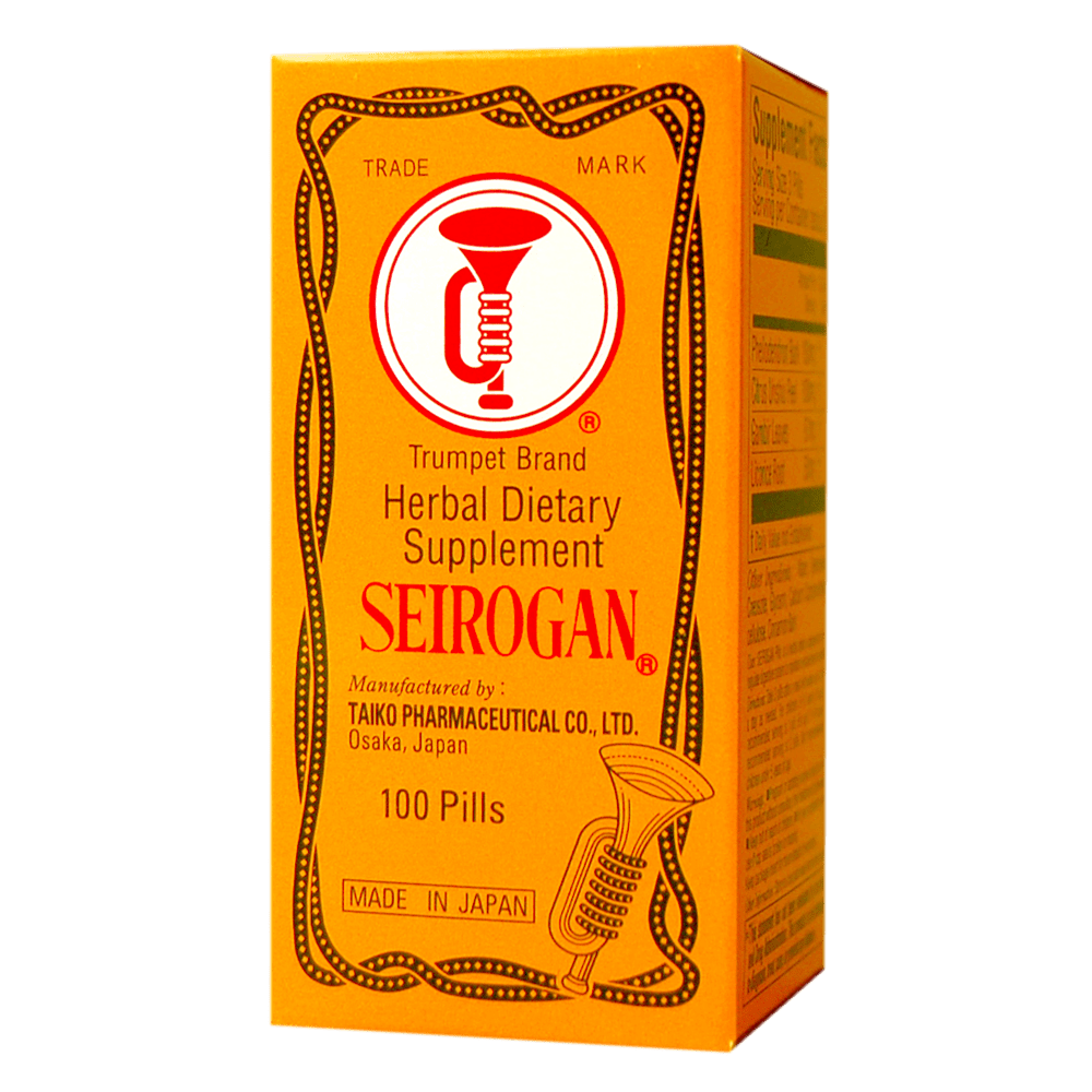 Trumpet Brand Seirogan, 100 pills