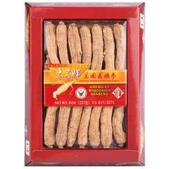Prince of Peace Wisconsin American Ginseng Large Long Roots, 8 oz