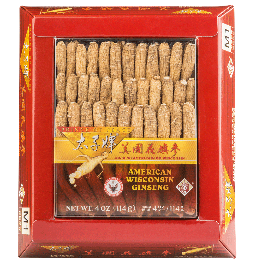 Prince of Peace Wisconsin American Ginseng Small Short Roots, 4 oz