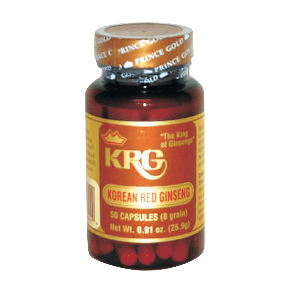 Prince Gold Korean Red Ginseng, 50 capsules