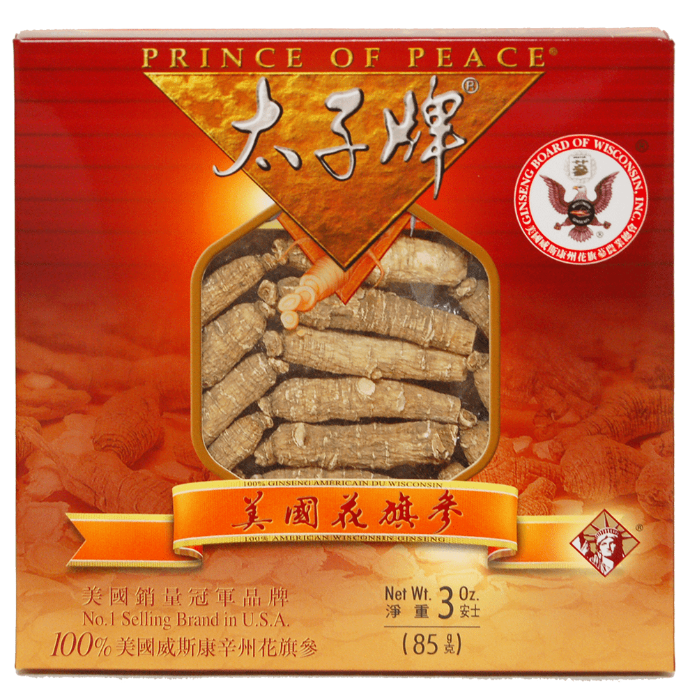 Prince of Peace Wisconsin American Ginseng Medium Short Roots, 3 oz
