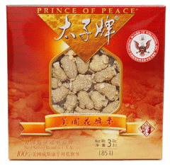 Prince of Peace Wisconsin American Ginseng Medium Round Roots, 3 oz