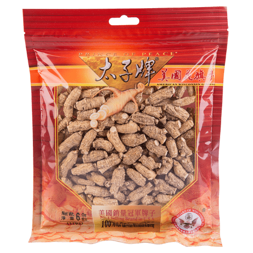 Prince of Peace Wisconsin American Ginseng Small Round Roots, 6 oz