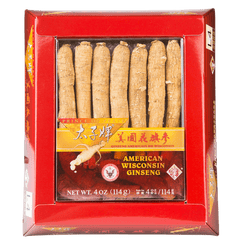 Prince of Peace Wisconsin American Ginseng Large Long Roots, 4 oz