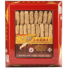 Prince of Peace Wisconsin American Ginseng Medium Large Short Roots, 4 oz