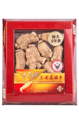 Prince of Peace Wisconsin American Ginseng 5 Year Jumbo Round Roots, 4 oz