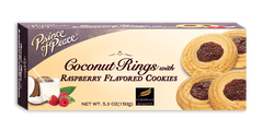 Prince of Peace Coconut Ring Raspberry Cookies, 5.3oz