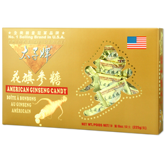 Prince of Peace American Ginseng Root Candy Gold Gift Box, 8 oz