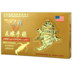Prince of Peace American Ginseng Root Candy Gold Gift Box, 4.78oz