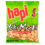 Hapi Yaki Mochi Original Soy Flavor Snacks, 3 oz