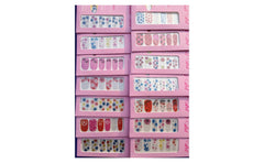 Monalisa Nail Polish Appliqués Full Nail Art Designs Sticker (10 sets)