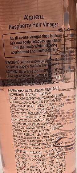 A'pieu Raspberry Hair Vinegar 200ml