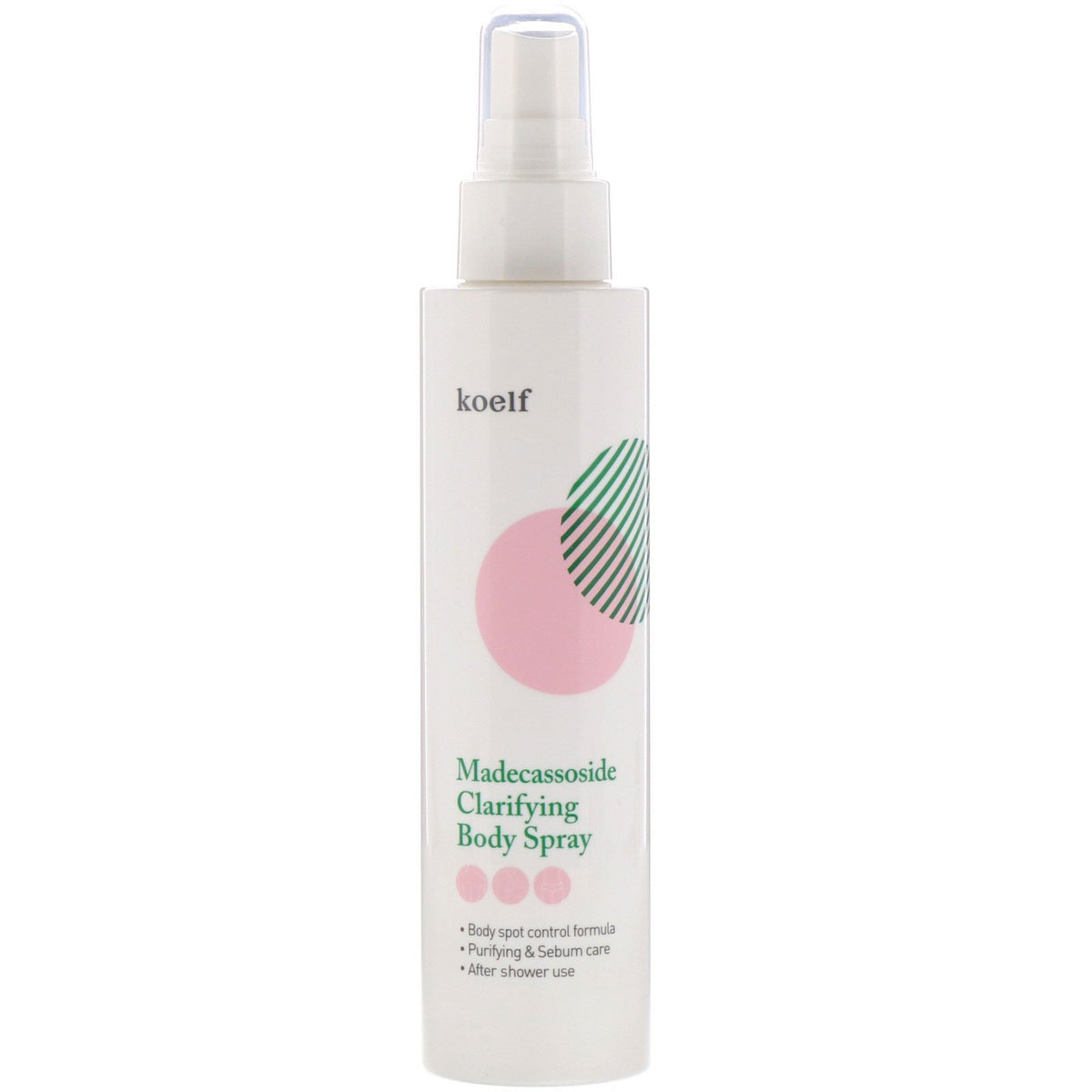 Koelf Madecassoside Clarifying Body Spray, 5.07 fl oz (150 ml)