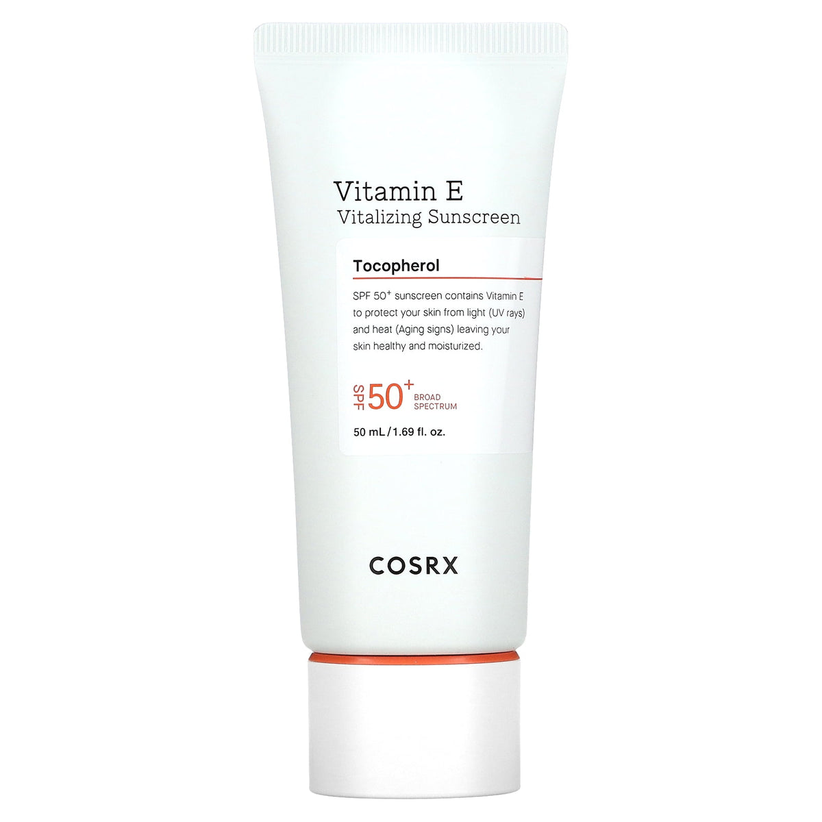 Vitamin E, Vitalizing Sunscreen, SPF 50+, 1.69 fl oz (50 ml), CosRx
