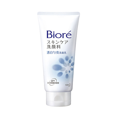 Biore Pure White Face Foam Skin Whitening Scrub Face Wash 100g